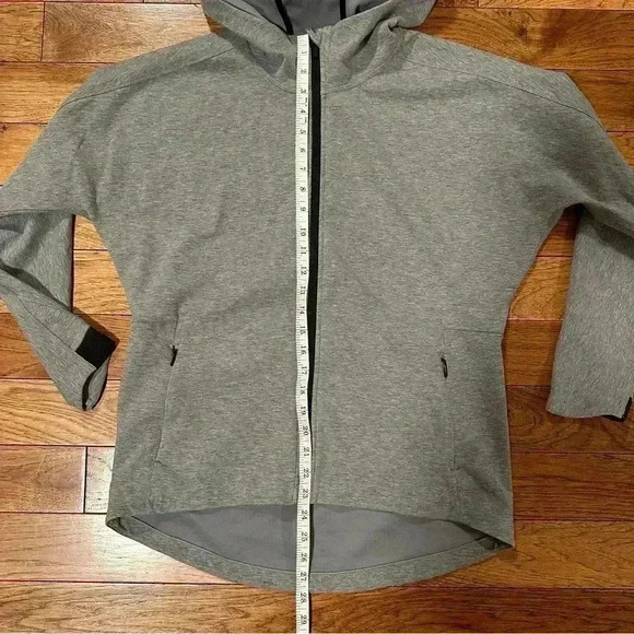Athleta Women's Hoodie Small Modern Life Full Zip Grey Athletic Running Gym - Picture 10 of 13